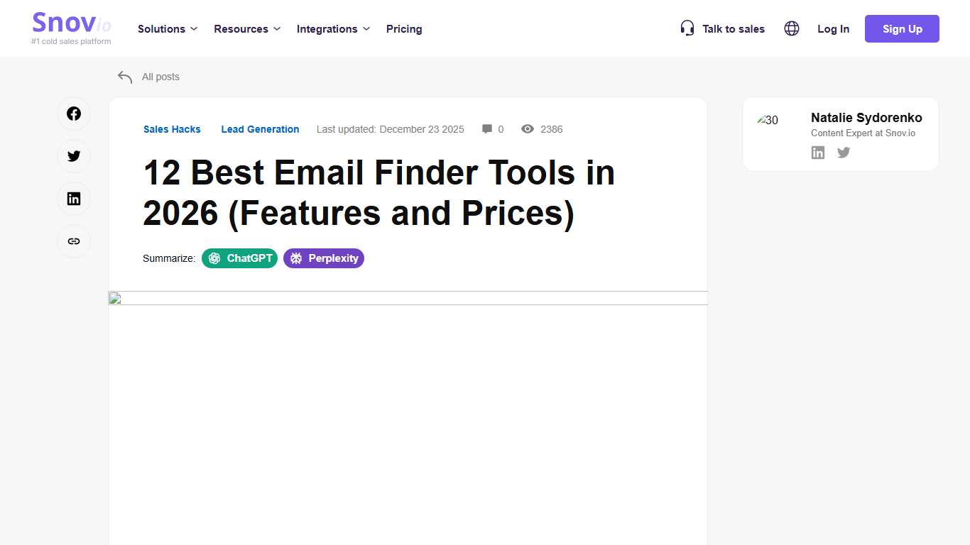 12 Best Email Finder Tools in 2026 (Reviewed and Tested)