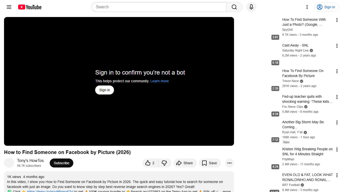 How to Find Someone on Facebook by Picture (2026) - YouTube